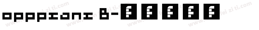 opppsans B字体转换